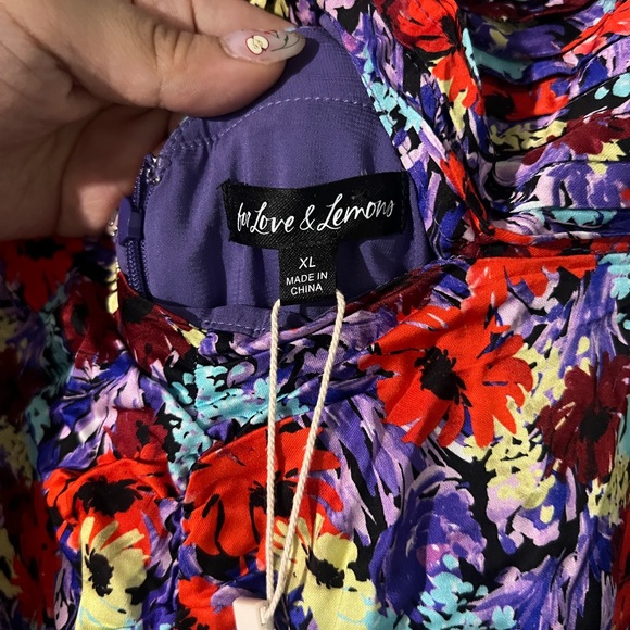 For Love and Lemons Chiara Floral Midi dress - Picture 4 of 7